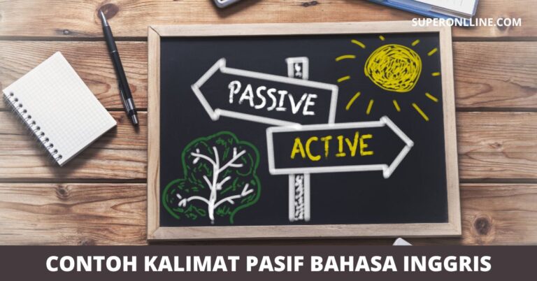 Contoh Kalimat Pasif Bahasa Inggris Latihan Soal