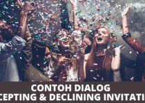 Contoh Dialog Accepting and Declining Invitation