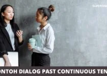 Contoh Dialog Past Continuous Tense