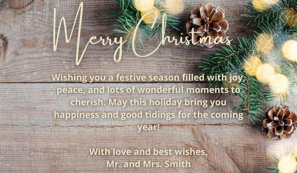 Contoh Christmas Greeting Card